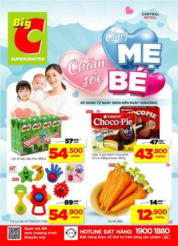 Big C offer - Cùng Mẹ Chăm Sóc Bé